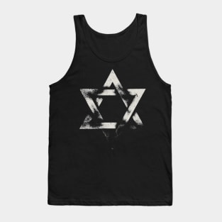 Grungy Star of David Tank Top